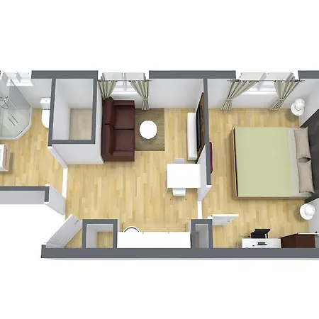 Appartement F2 Golden Lounge, Hyper Centre, Parking Nantes